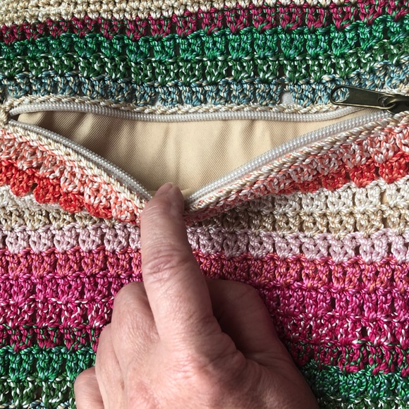 The Sak Multicolor Riviera Crocheted Tote - Picture 6 of 15